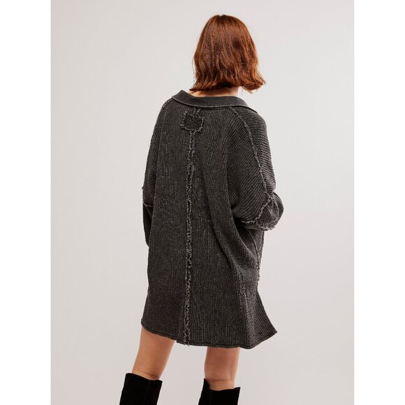 Free People We The Free Travis Polo / Black - Picture 6 of 8